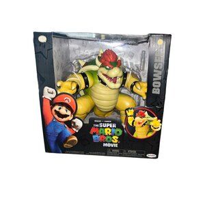 The Super Mario Movie 7" Bowser Koopa Figurine w/ Fire Breathing Effect NIB
